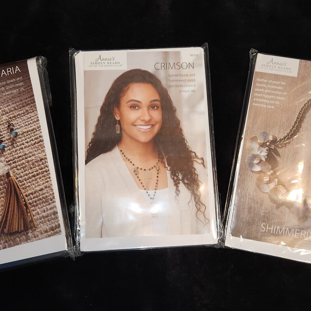 Set of 3 - Annie's Simply Beads Jewelry making kits